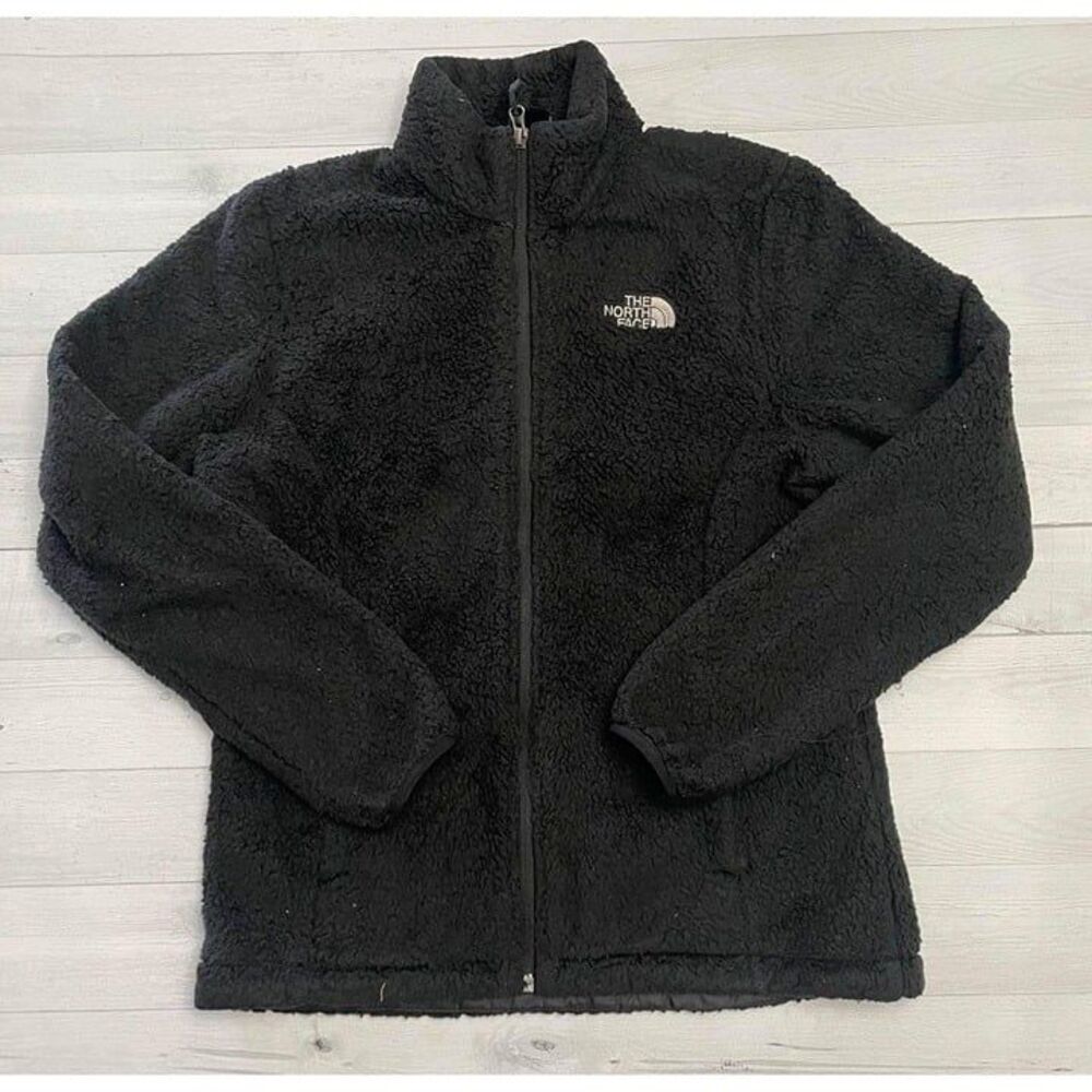 Womens The North Face Black Fleece Jacket‎ Medium